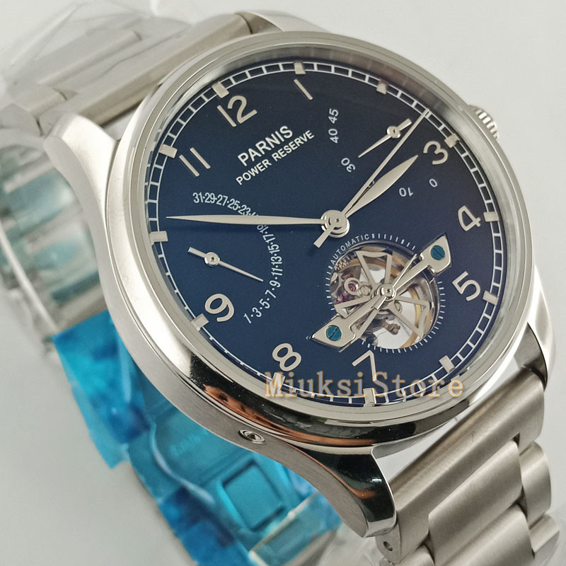 Seiko Watch Presage - 男性用高級腕時計,43mm,ステンレススチールストラップ,シーガル2505,自動巻き,機械式,ファッションギフト