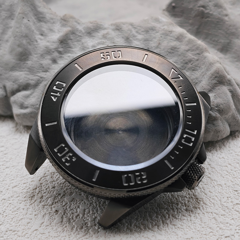 Citizen Watch Tsuyosa - 44 ミリメートルキングサムライ時計ケースガン グレー ステンレス鋼サファイアガラス 20ATM 防水