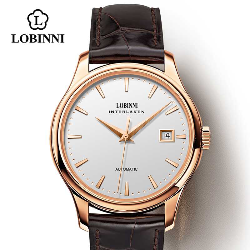Seiko Watch Presage - LOBINNI L12026 メンズ機械式時計 ST2130ムーブメント サファイアクリスタル 50M防水