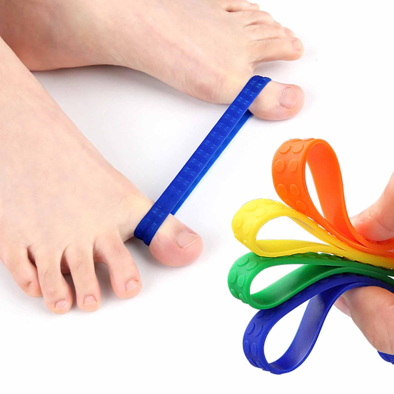 高品質なシリコン製つま先セパレーター付きエクササイズバンド。 - Silicone Band Women のレビューと価格