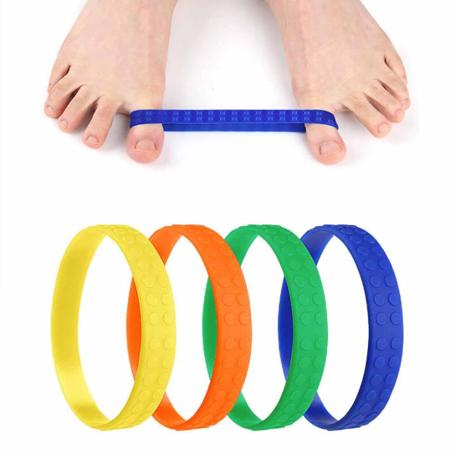 高品質なシリコン製つま先セパレーター付きエクササイズバンド。 - Silicone Band Women のレビューと価格