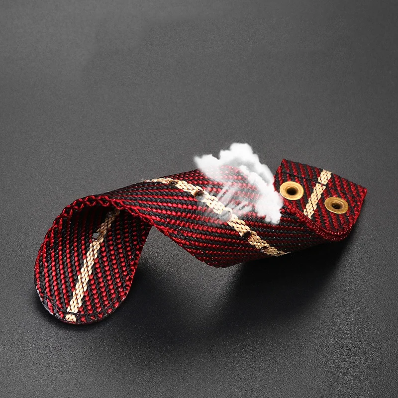 スタッキングリベット付きナイロンウォッチバンド,レトロウォッ - Nato Strap Nylon のレビューと価格