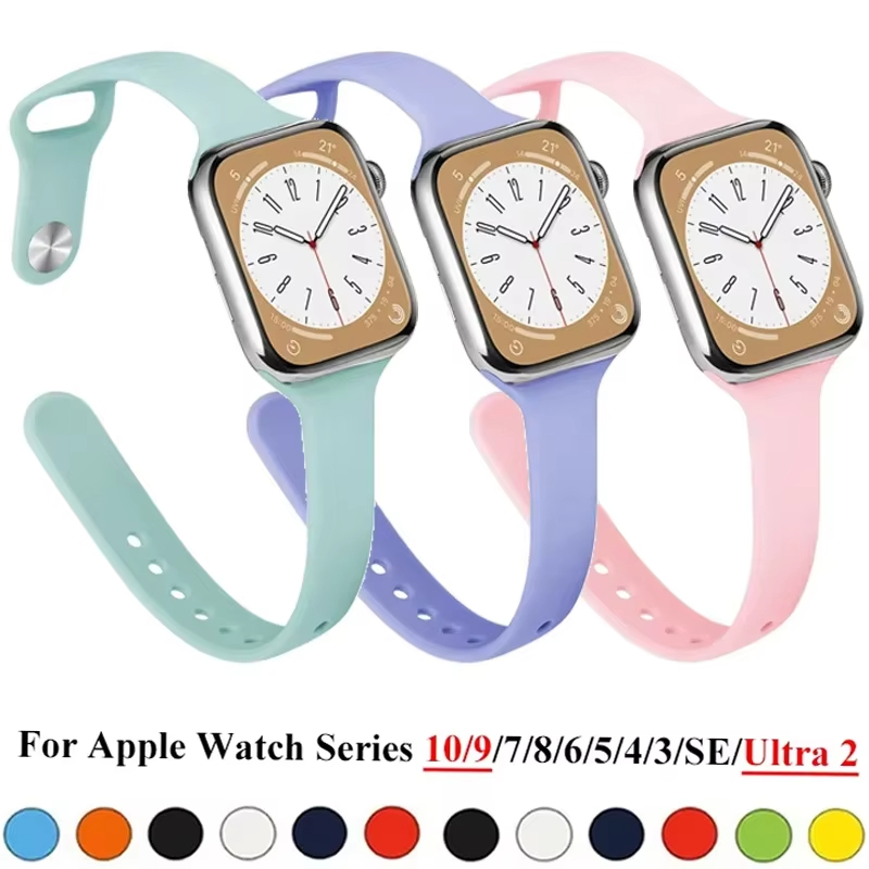 通気性のあるシリコンストラップ Apple Watch バン - Silicone Band Women のレビューと価格