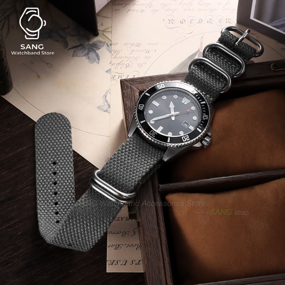 20mm、22mm。パーソン製、オメガ製、サムスン製。コット - Perlon Strap Woven のレビューと価格