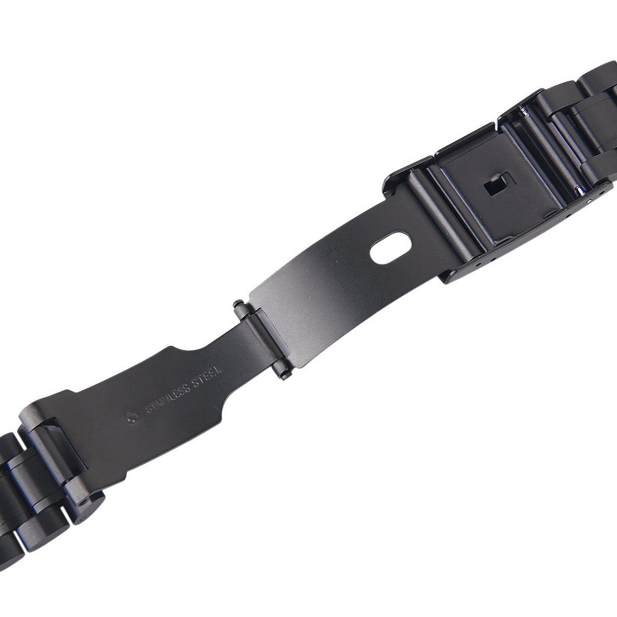 2本セット、20mmステンレススチール製腕時計バンド、黒色、 - Curved Spring Bar のレビューと価格