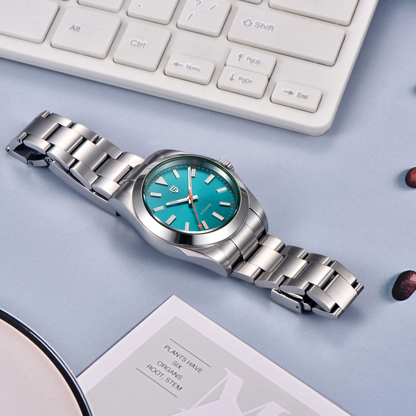 パガーニデザイングリーンガラスメンズ機械式時計高級 AR サ - Seiko Watch Presage のレビューと価格